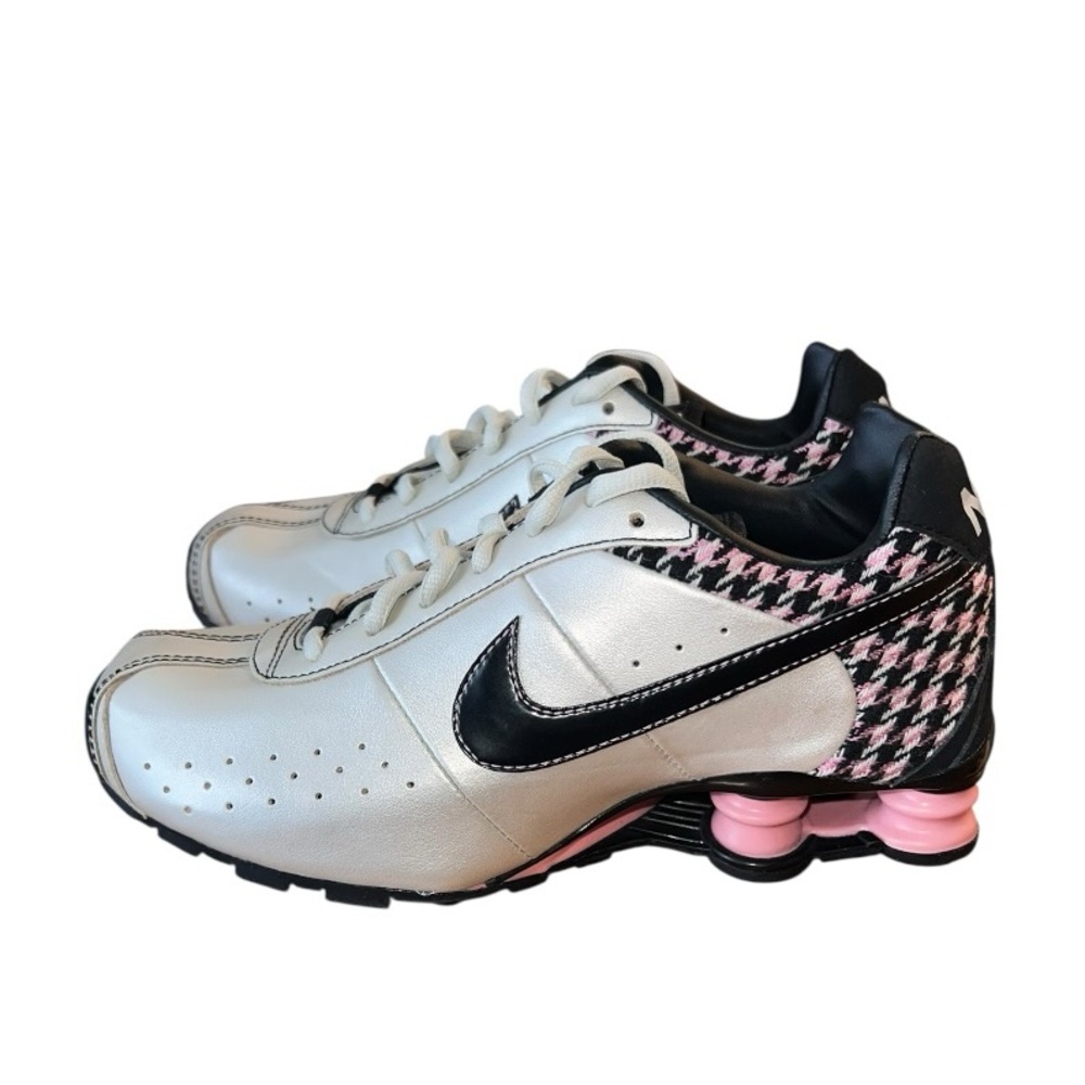 Nike Shox NZ GS 6Y Women’s 7.5 Rare 2007 Silver Pink Houndstooth 309711-001